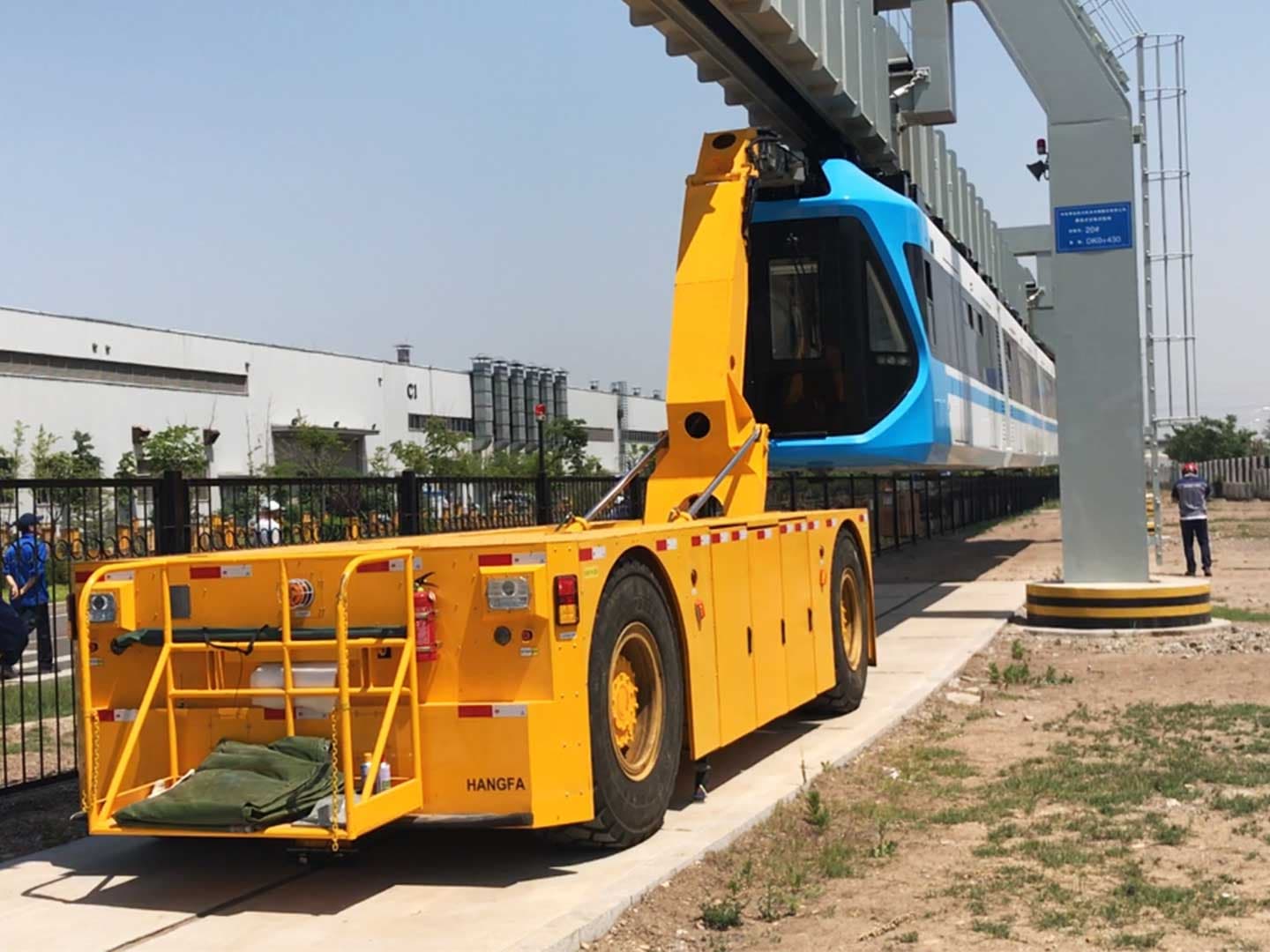 100t Empty Track Train Tractor Applied to Assembly Traction of Empty Track Train-0