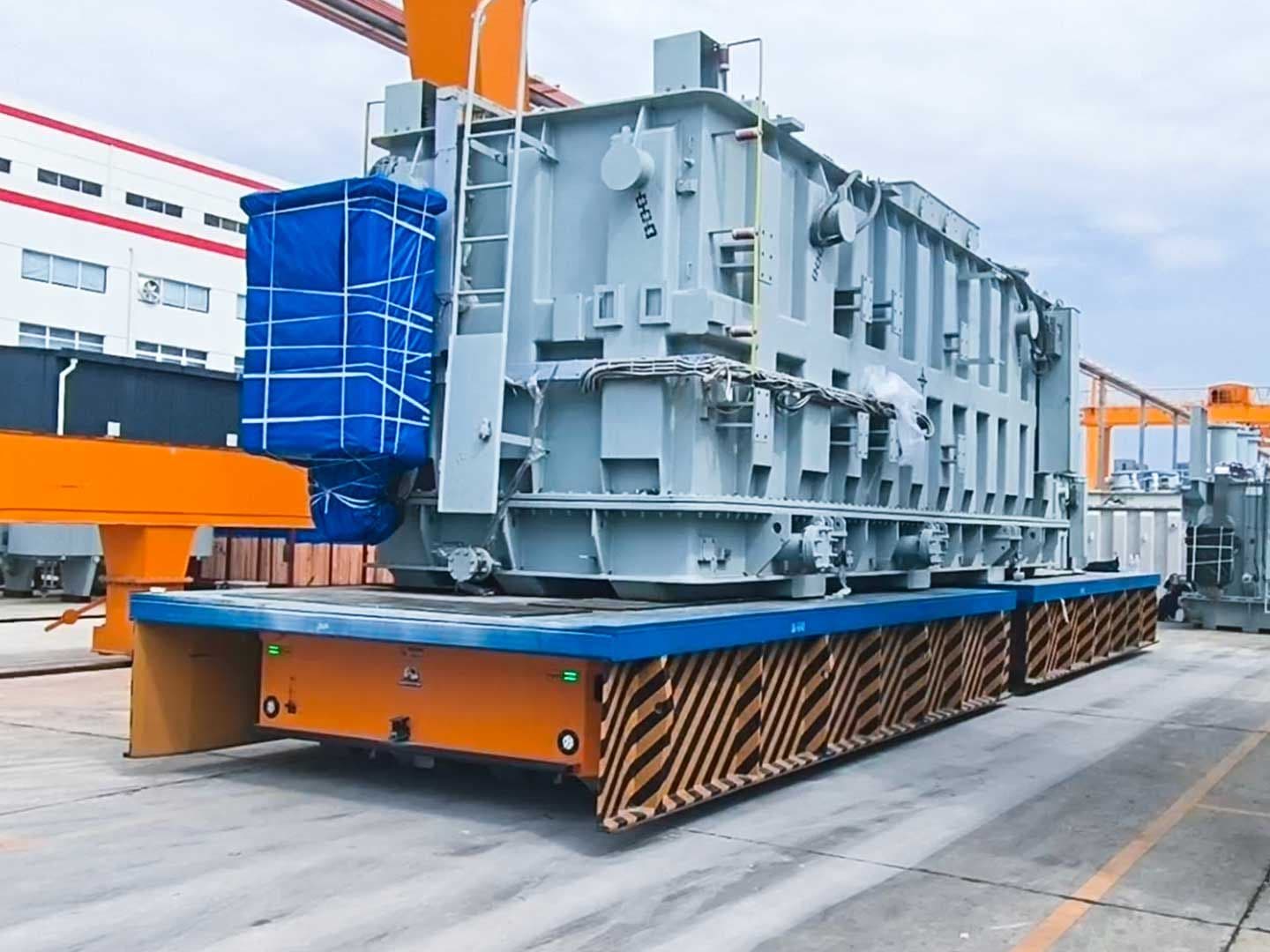 110t Dual-Vehicle Synchronized Heavy-Duty Transport Vehicle for Transformer Transportation-3