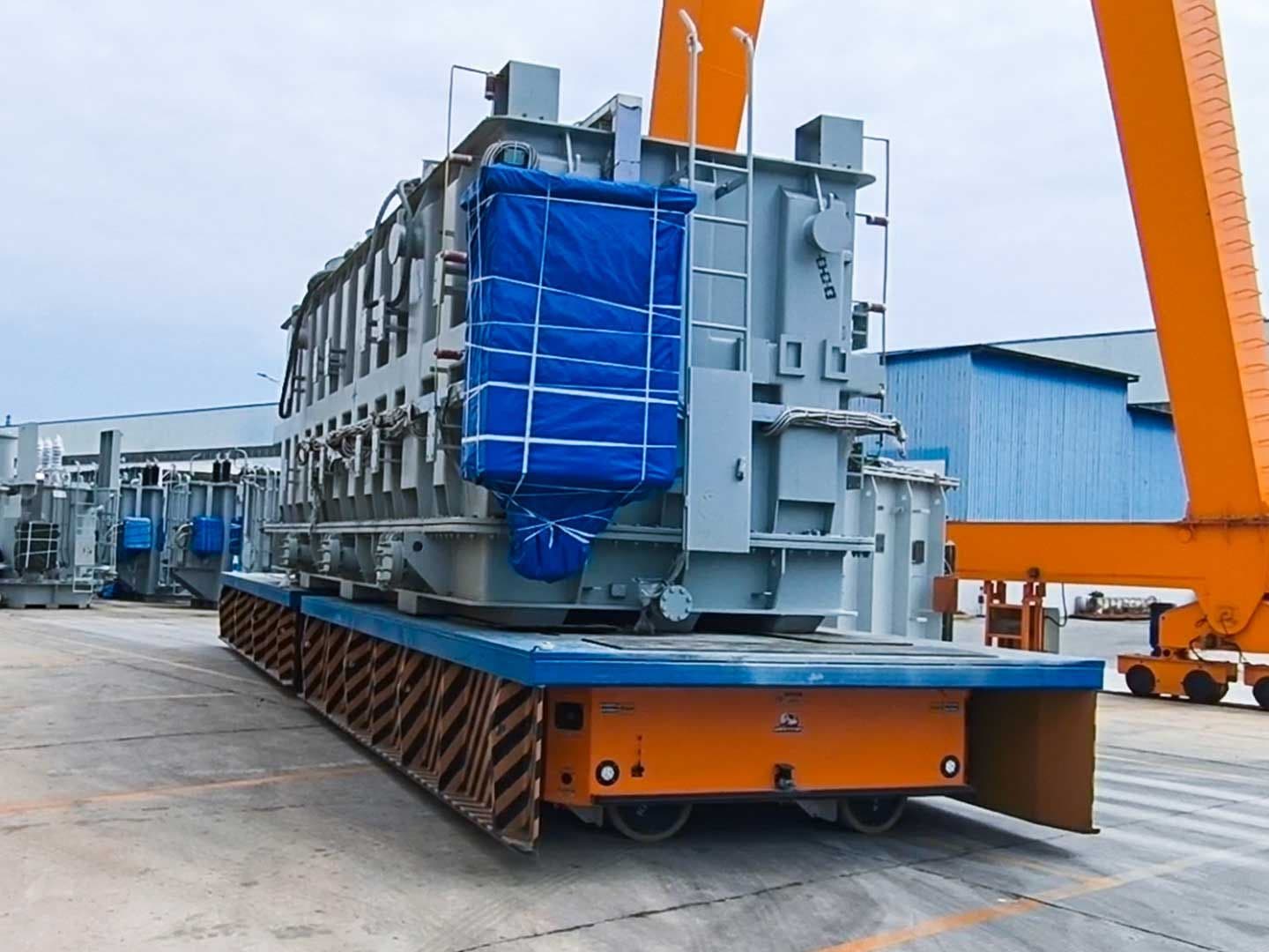 110t Dual-Vehicle Synchronized Heavy-Duty Transport Vehicle for Transformer Transportation-1