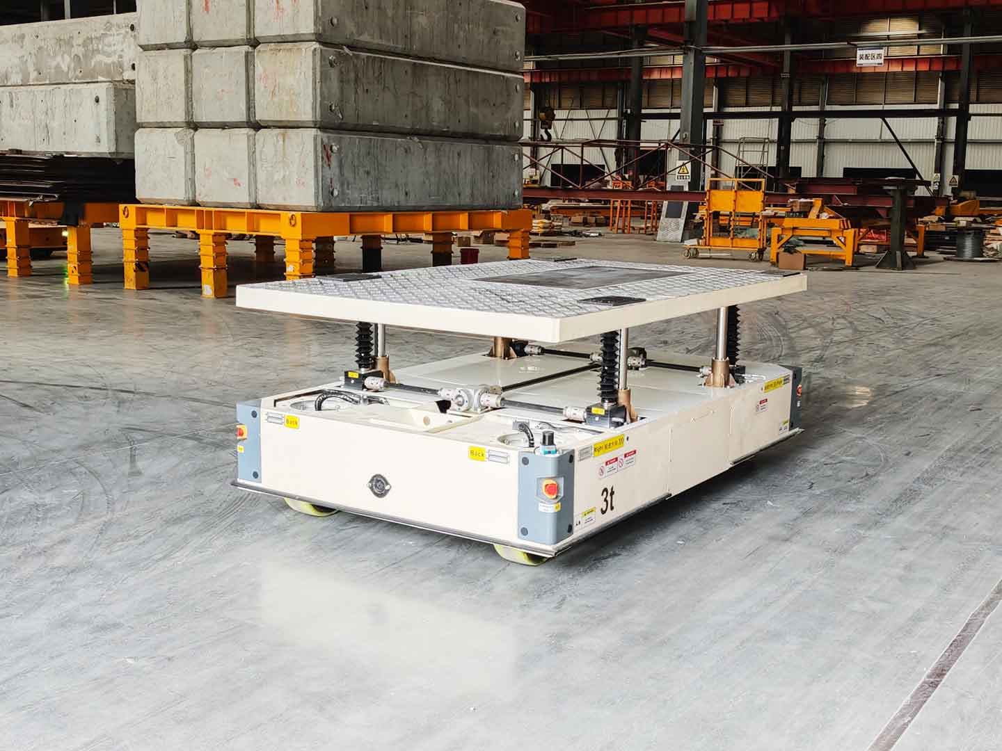 Application of 3t AGV in Component Transportation-1