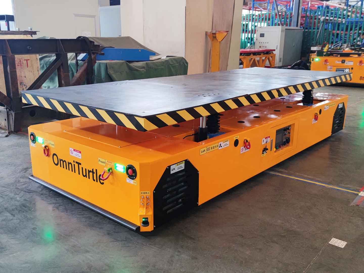Application of 5t AGV in the transportation of workpieces-0
