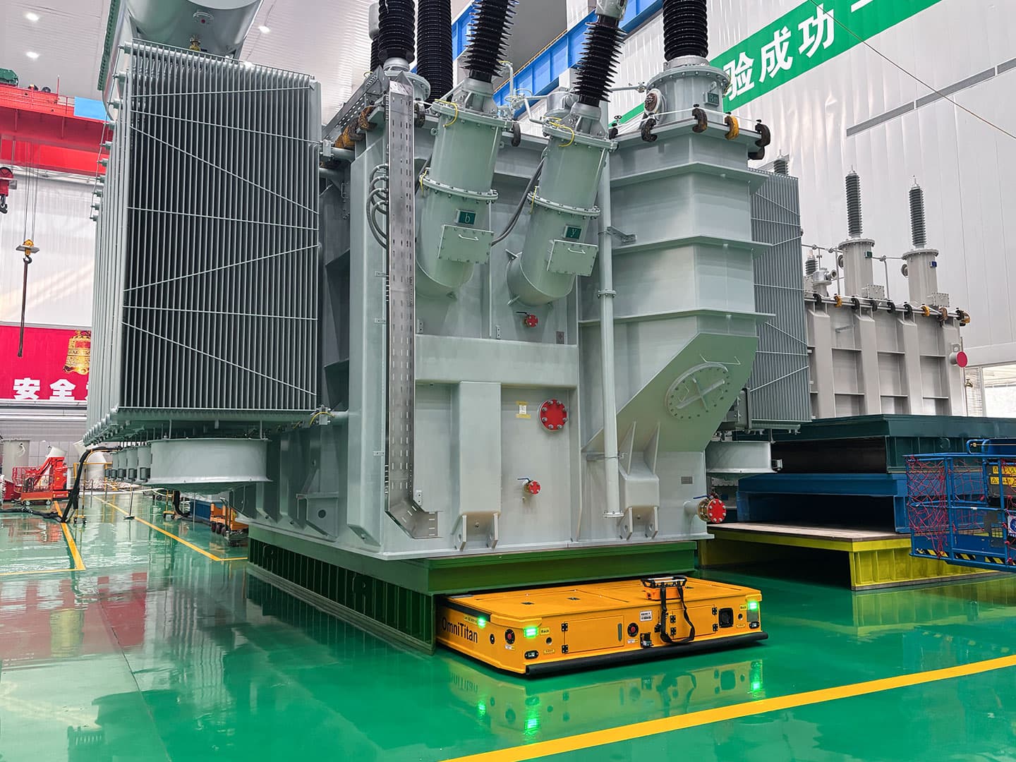Application of 300t Wheeled Transport Vehicle for Transformer Transfer-1