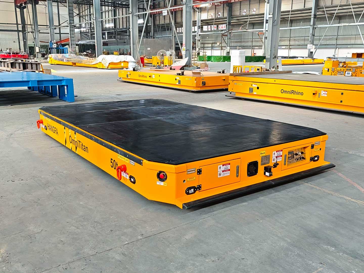 Application of 50-Ton Wheeled Transport Vehicle for Workpiece Handling-2