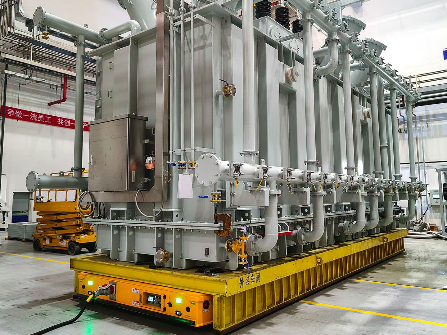 Application of 400t Wheeled Transport Vehicle for Transformer Transfer-2