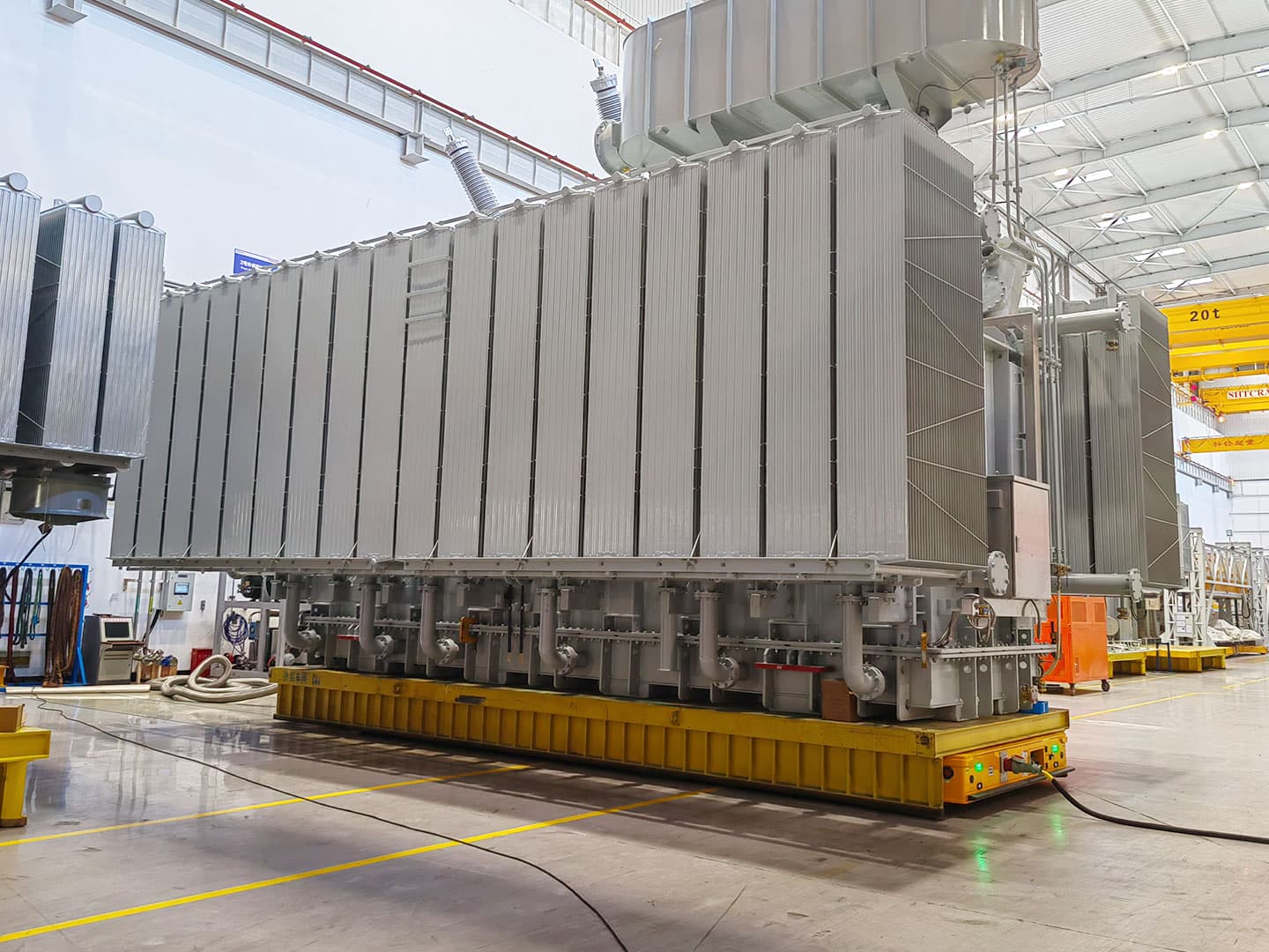 Application of 400t Wheeled Transport Vehicle for Transformer Transfer-3