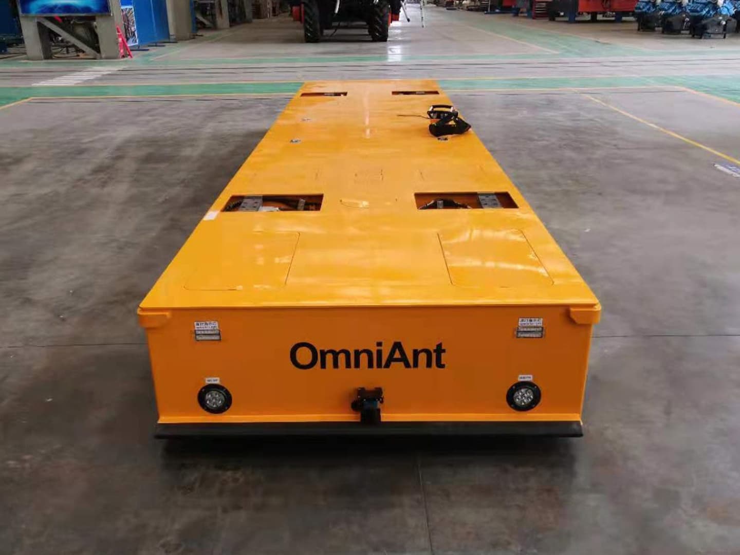 40t trackless transport vehicle applied to the handling of cotton picking machine frame-3