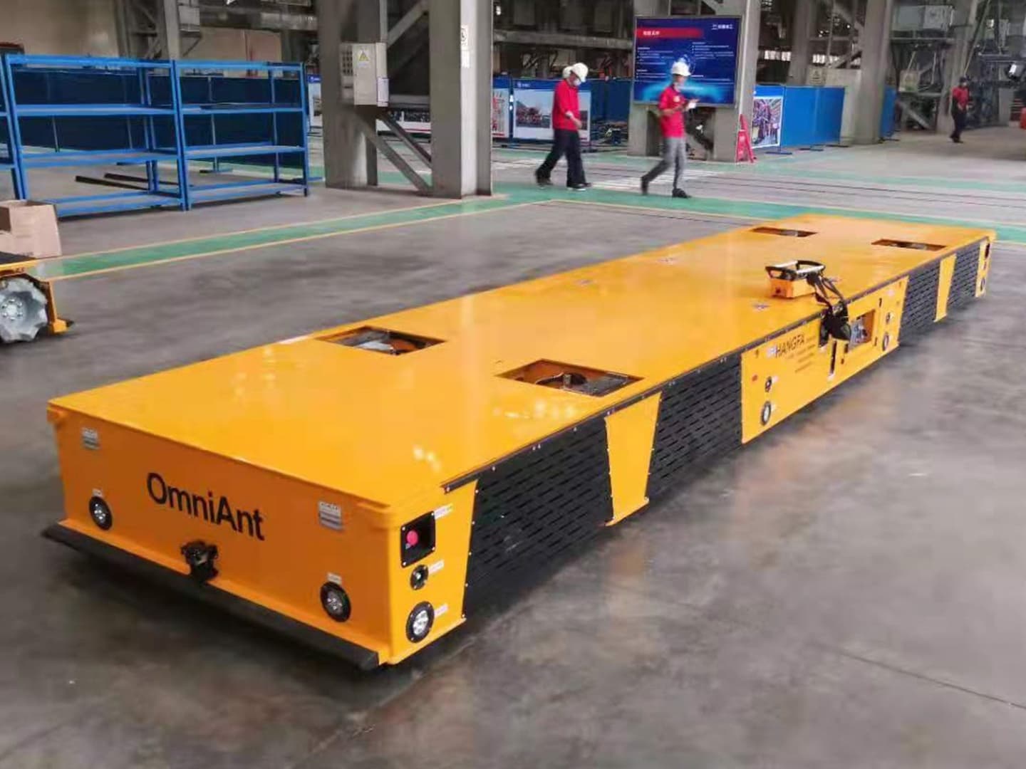 40t trackless transport vehicle applied to the handling of cotton picking machine frame-5