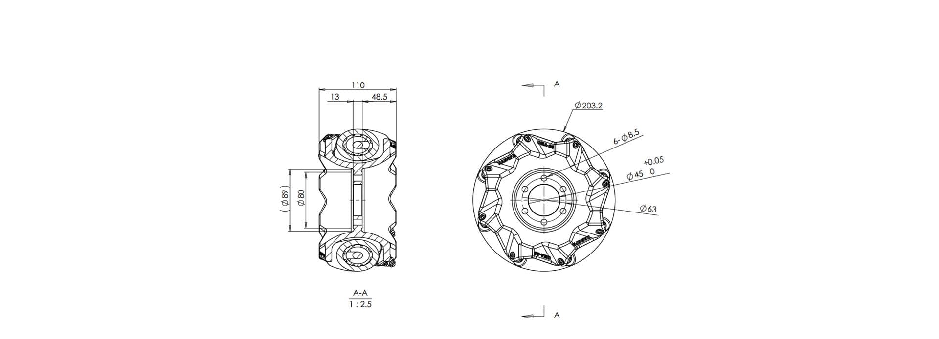 CMA-20AExterior Dimension