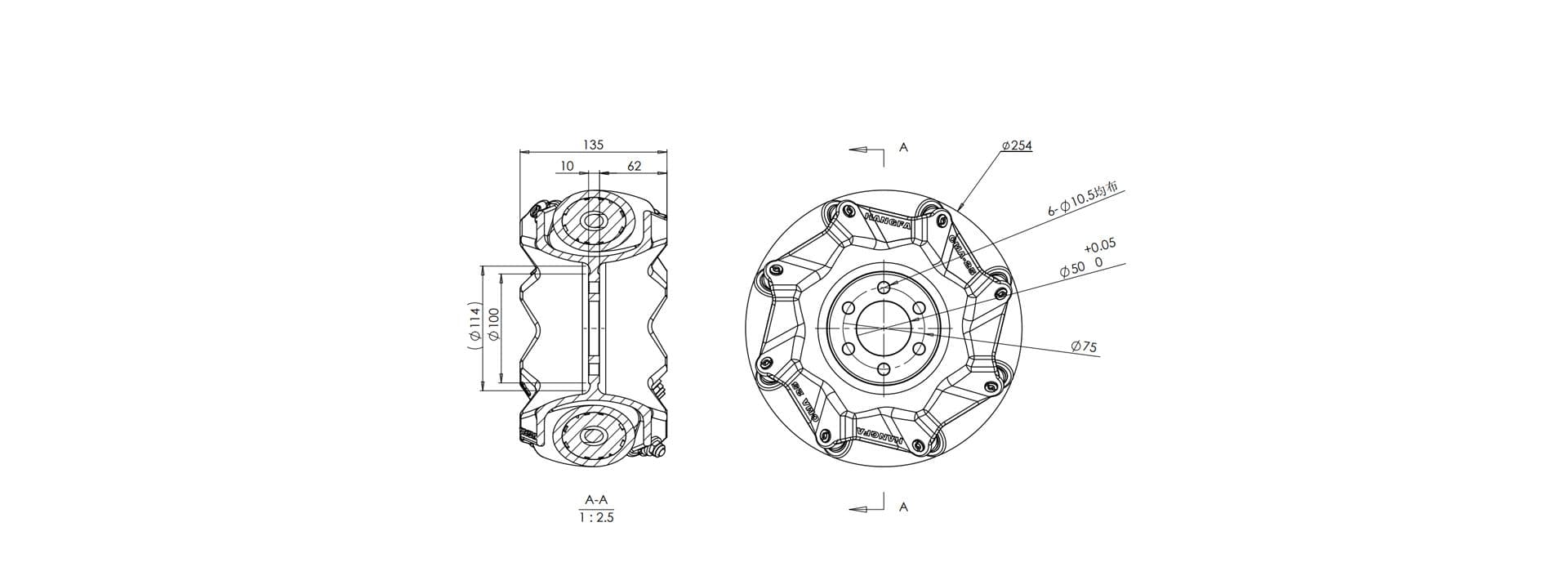 CMA-25Exterior Dimension