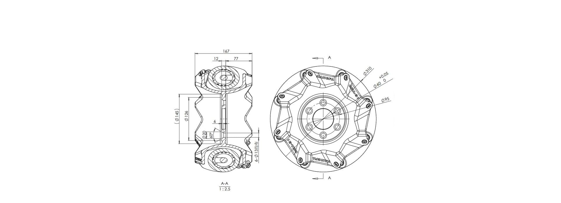 CMA-31Exterior Dimension