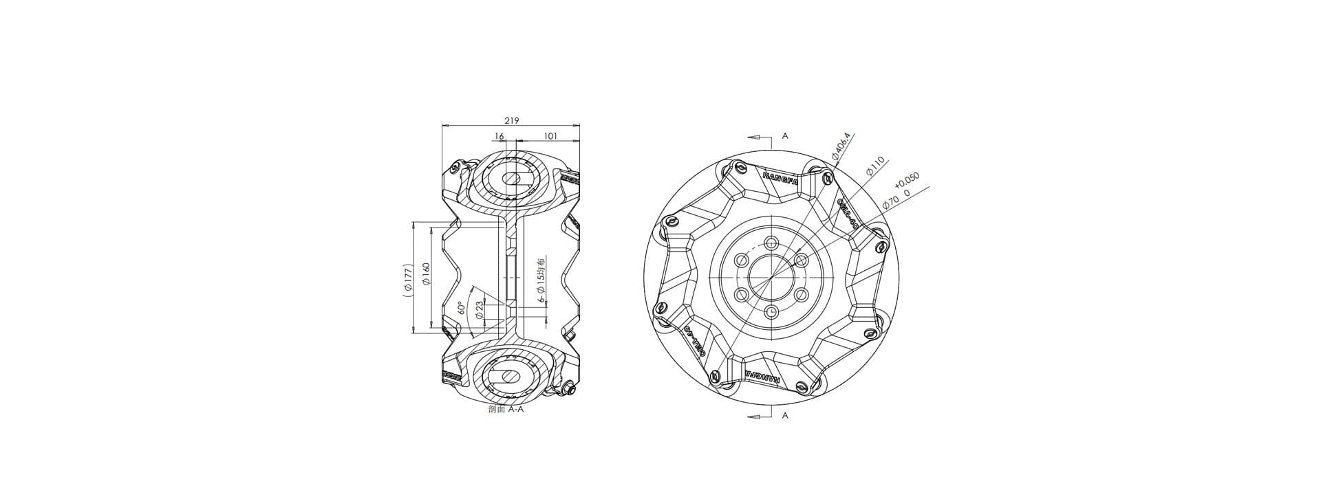 CMA-40Exterior Dimension