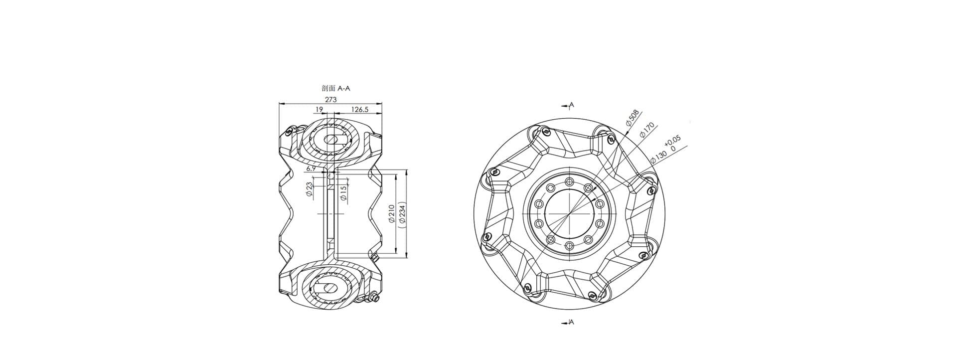 CMA-50Exterior Dimension
