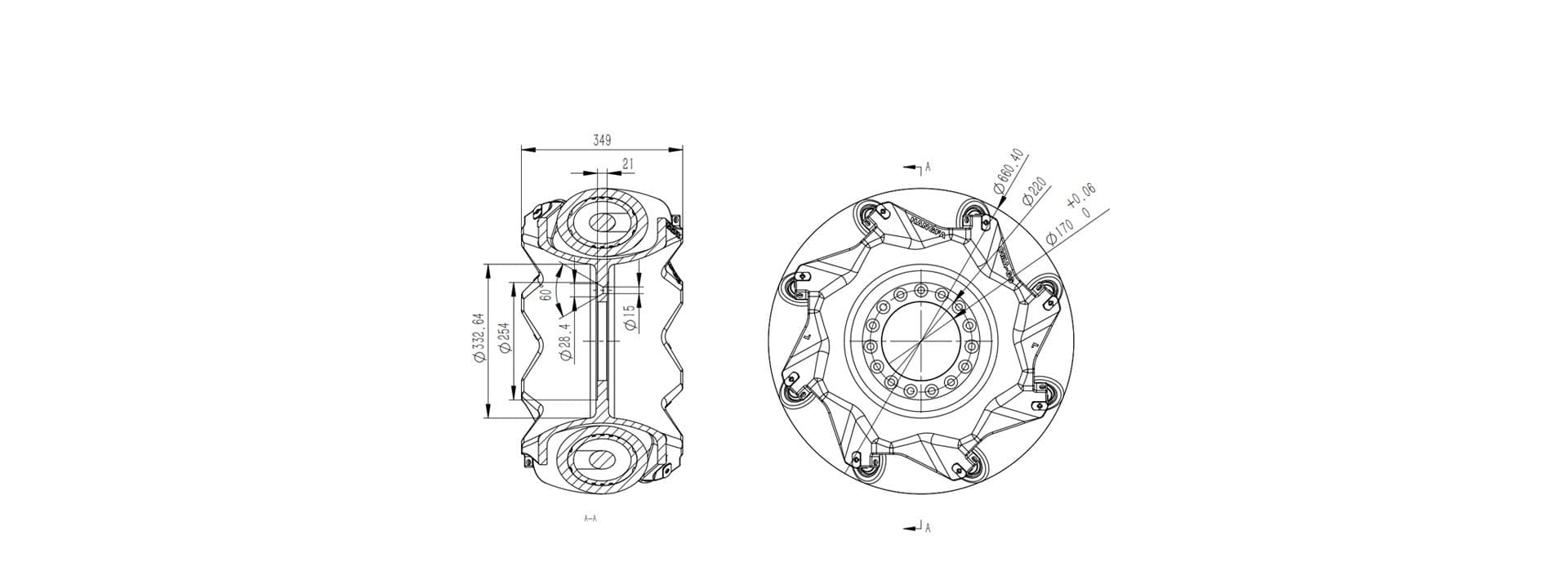 CMA-66Exterior Dimension