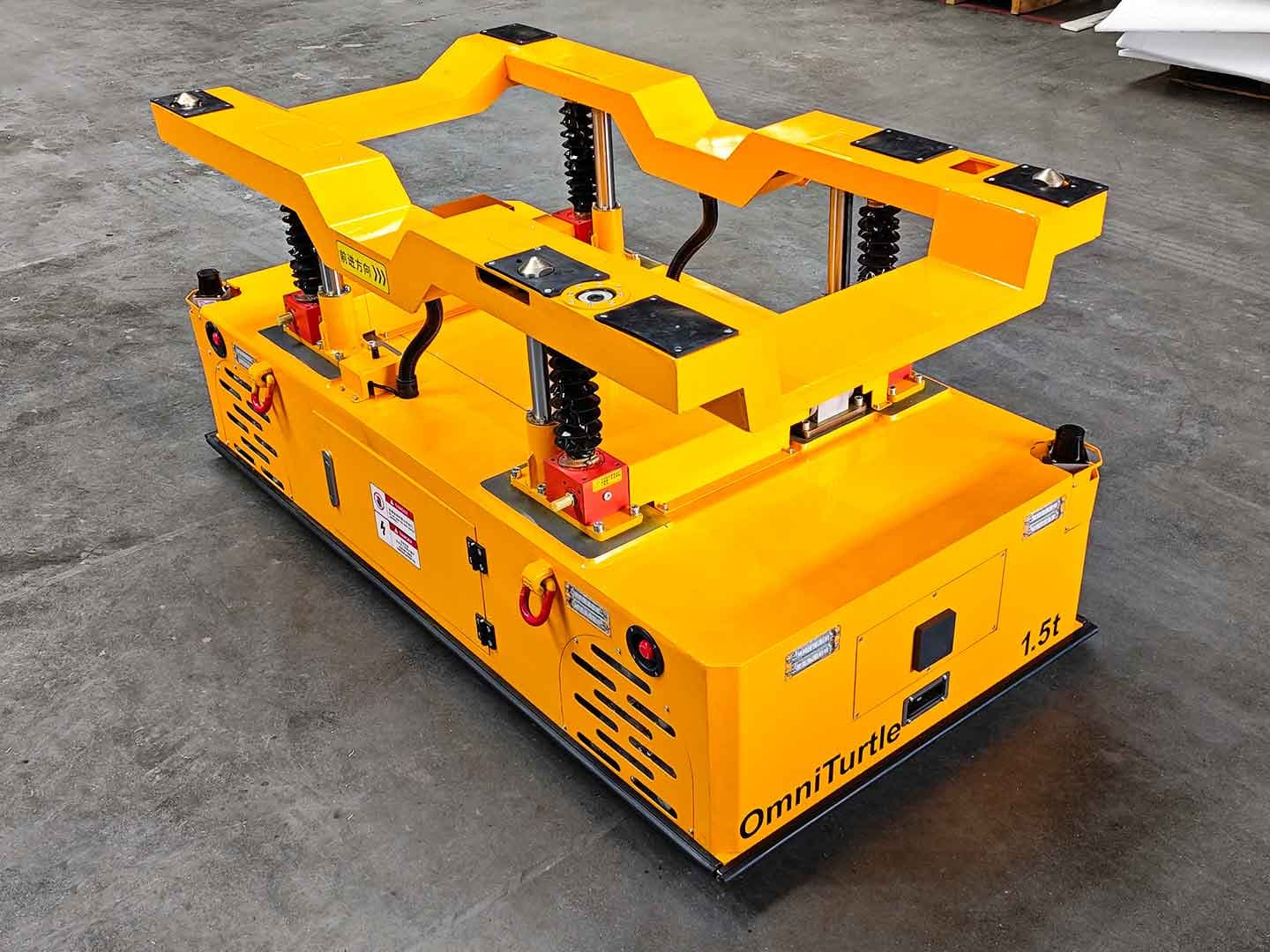  Применение технологического AGV грузоподъемностью 1,5 т для транспортировки узлов-2