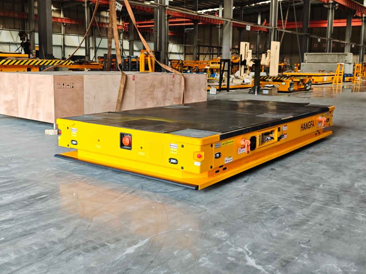 30t Heavy-Duty AGV for Workpiece Transportation-2