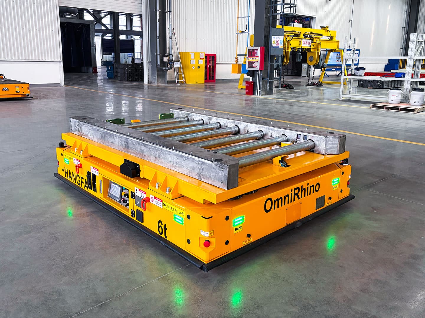 Application of 6-ton Roller-Type AGV for Workpiece Transfer-3