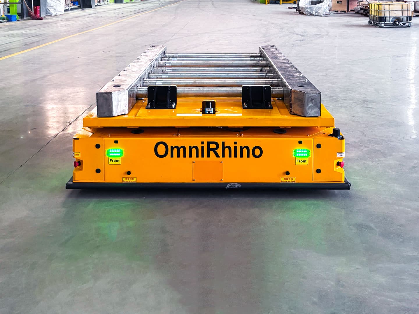 Application of 6-ton Roller-Type AGV for Workpiece Transfer-4