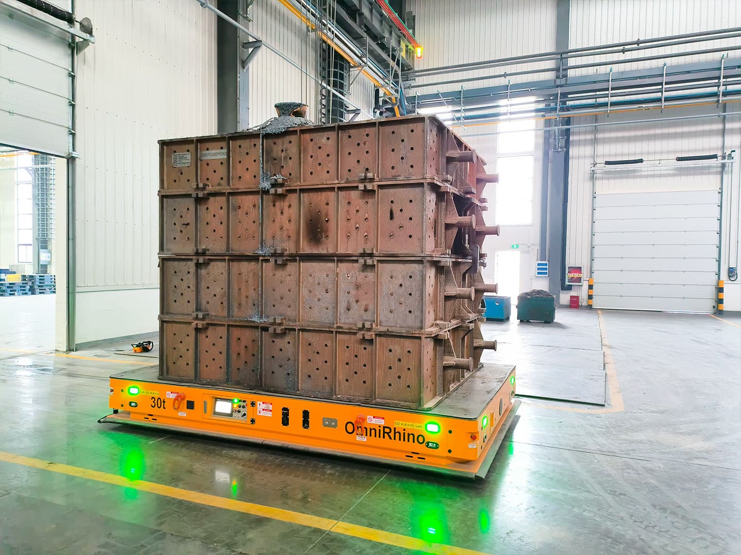 30t Backrest AGV Application for Workpiece Transfer-1