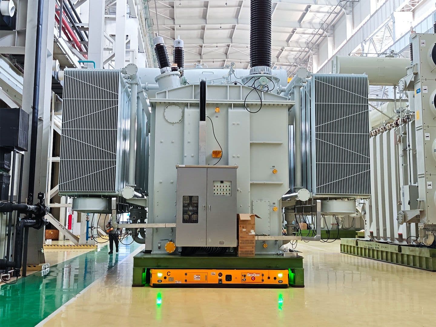 Application of 500t Wheeled Transporter for Transformer Transportation-0