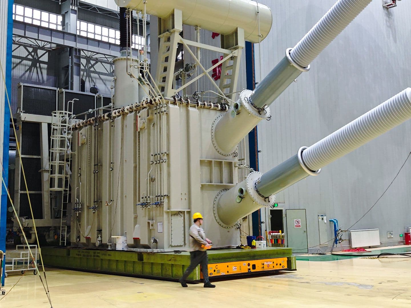 Application of 500t Wheeled Transporter for Transformer Transportation-2