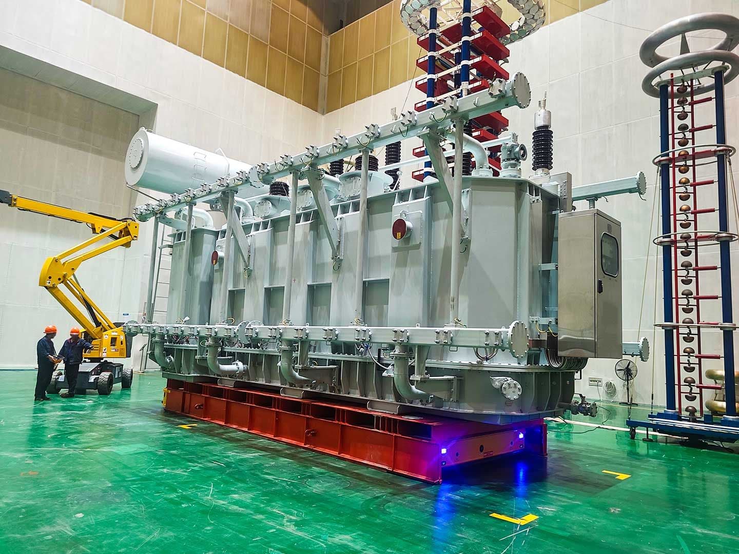 Application of 300-ton Heavy-Duty Transport Vehicle for Transformer Transfer-1