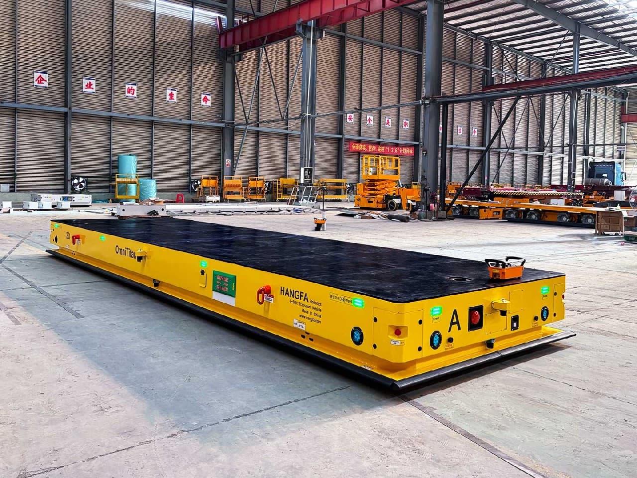 Application of 20t Coordinated AGV for Component Transportation-0
