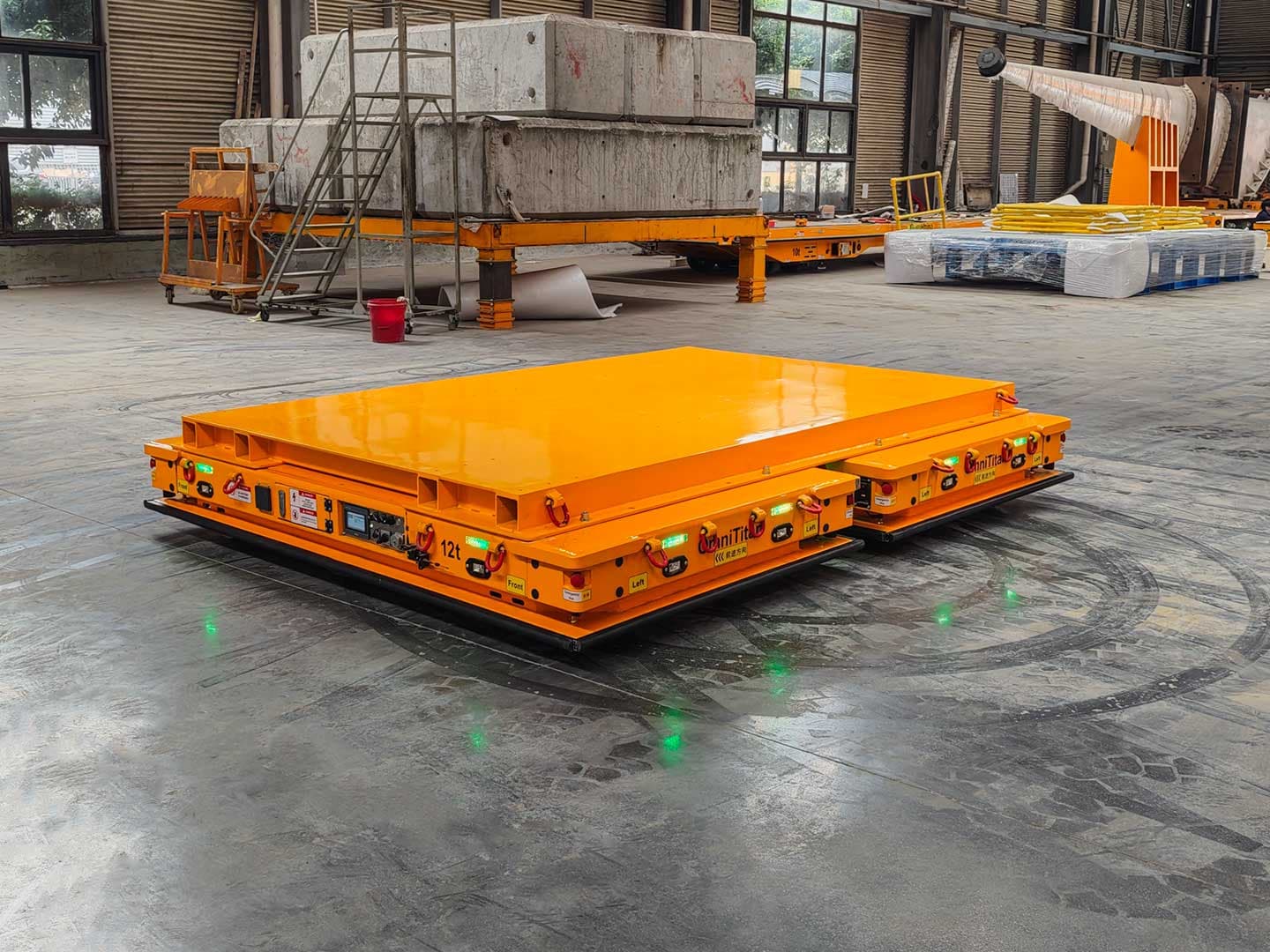 12t Tandem AGV for Component Transportation-3
