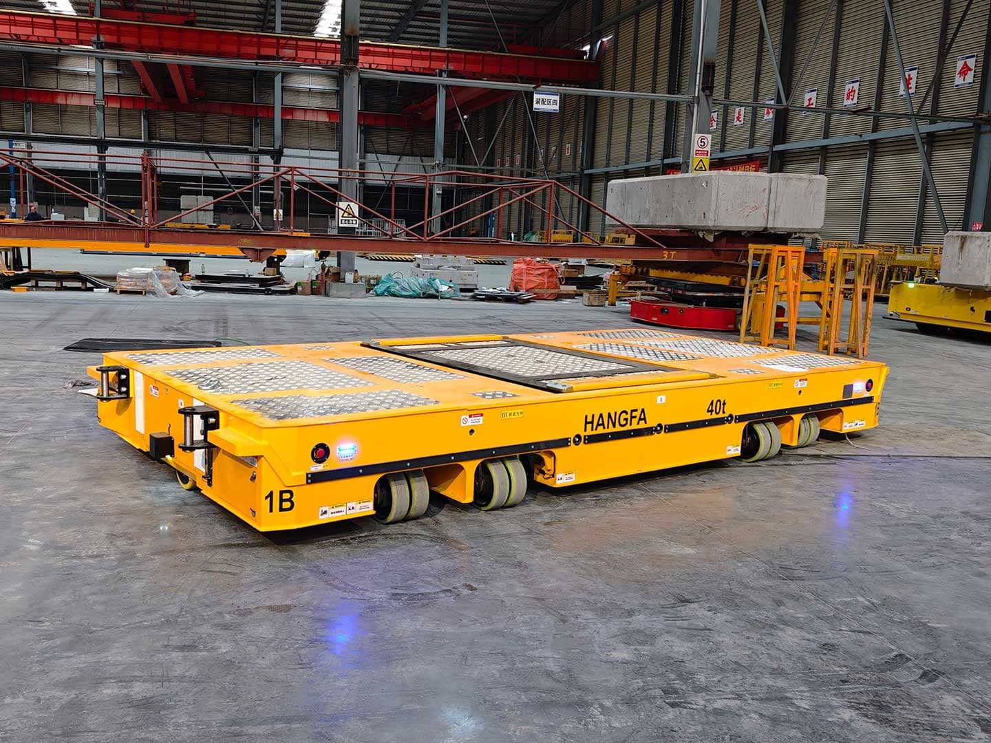40t Dual-Vehicle Coordinated Wheeled Transport Vehicle Applied in Large Component Transfer-1