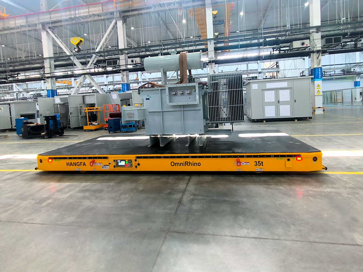 Application of 35t Omni-directional Transport Vehicle for Component Transfer-1