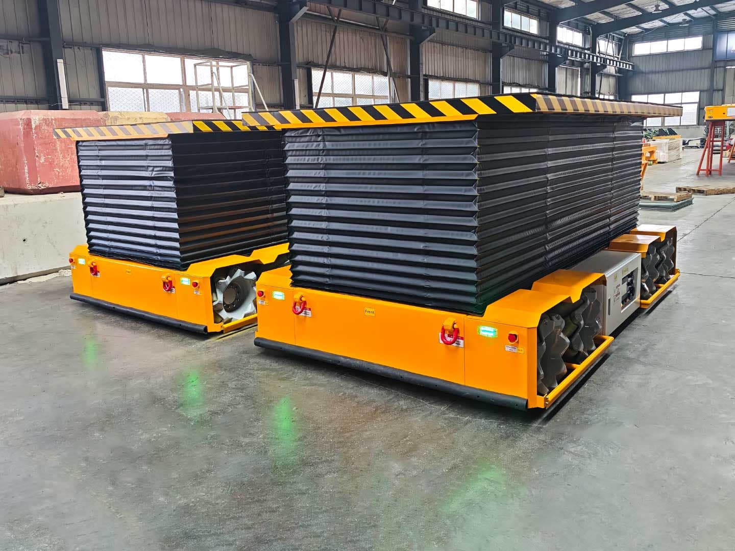 10t Mecanum Wheel AGV for Component Transportation-1