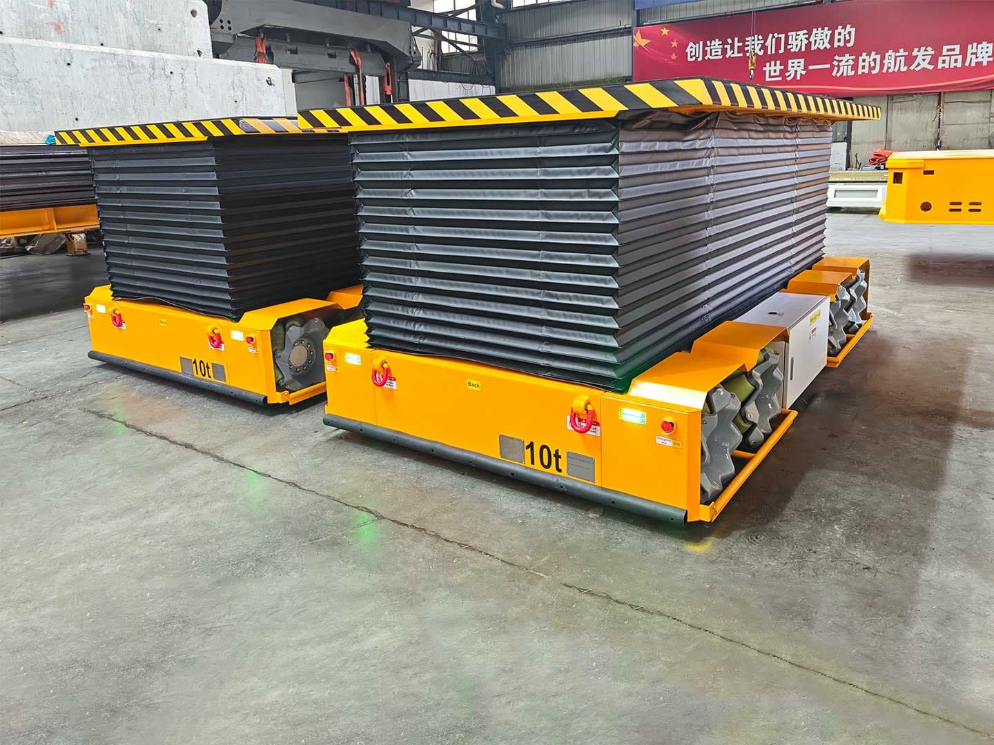 10t Mecanum Wheel AGV for Component Transportation-0
