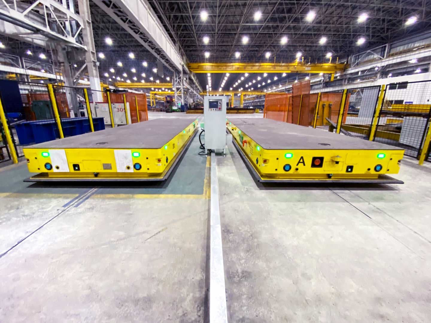 Application of 20t Coordinated AGV for Component Transportation-2