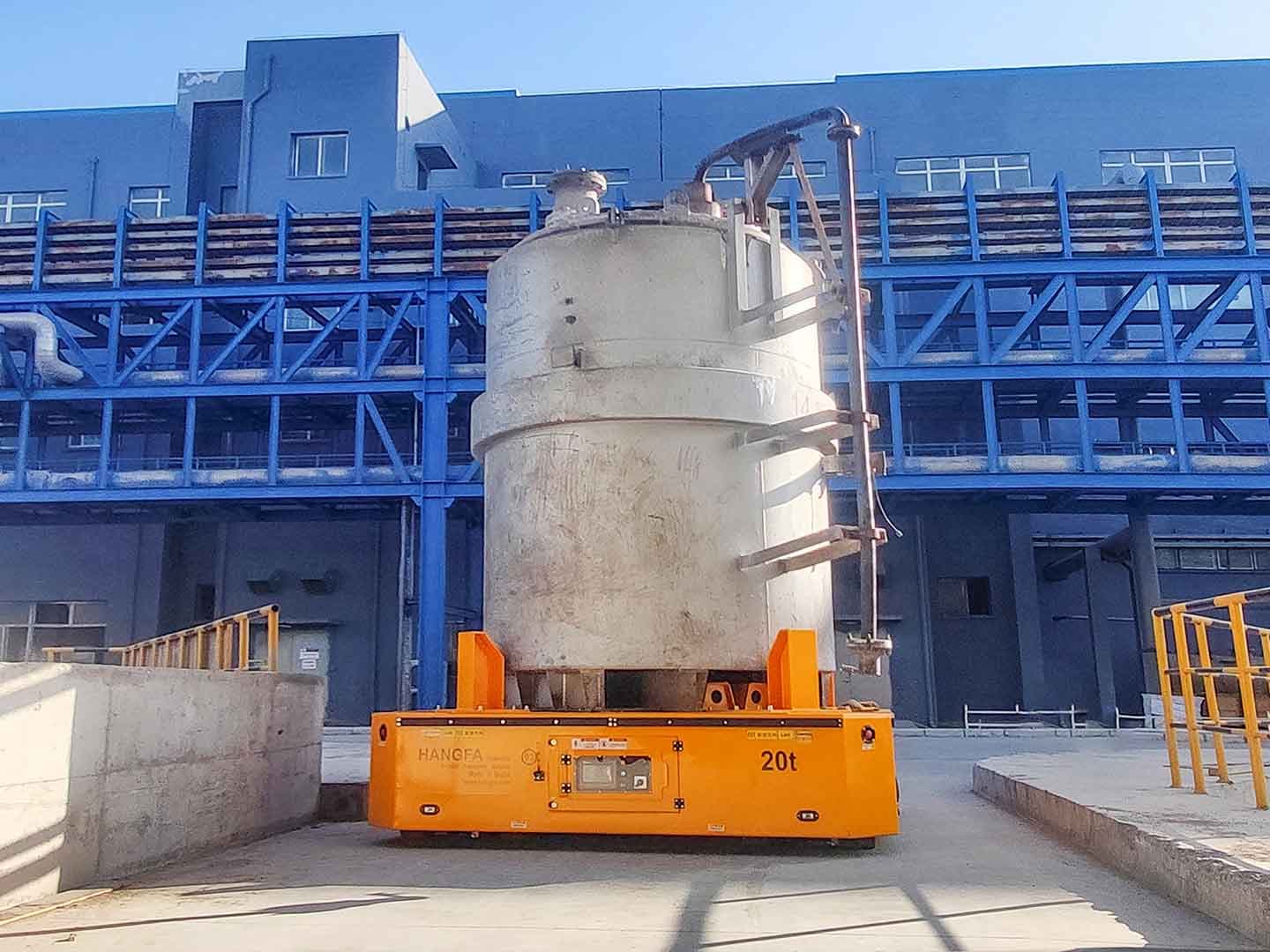 Application of 20t transport vehicle for cross workshop round-trip transportation-1