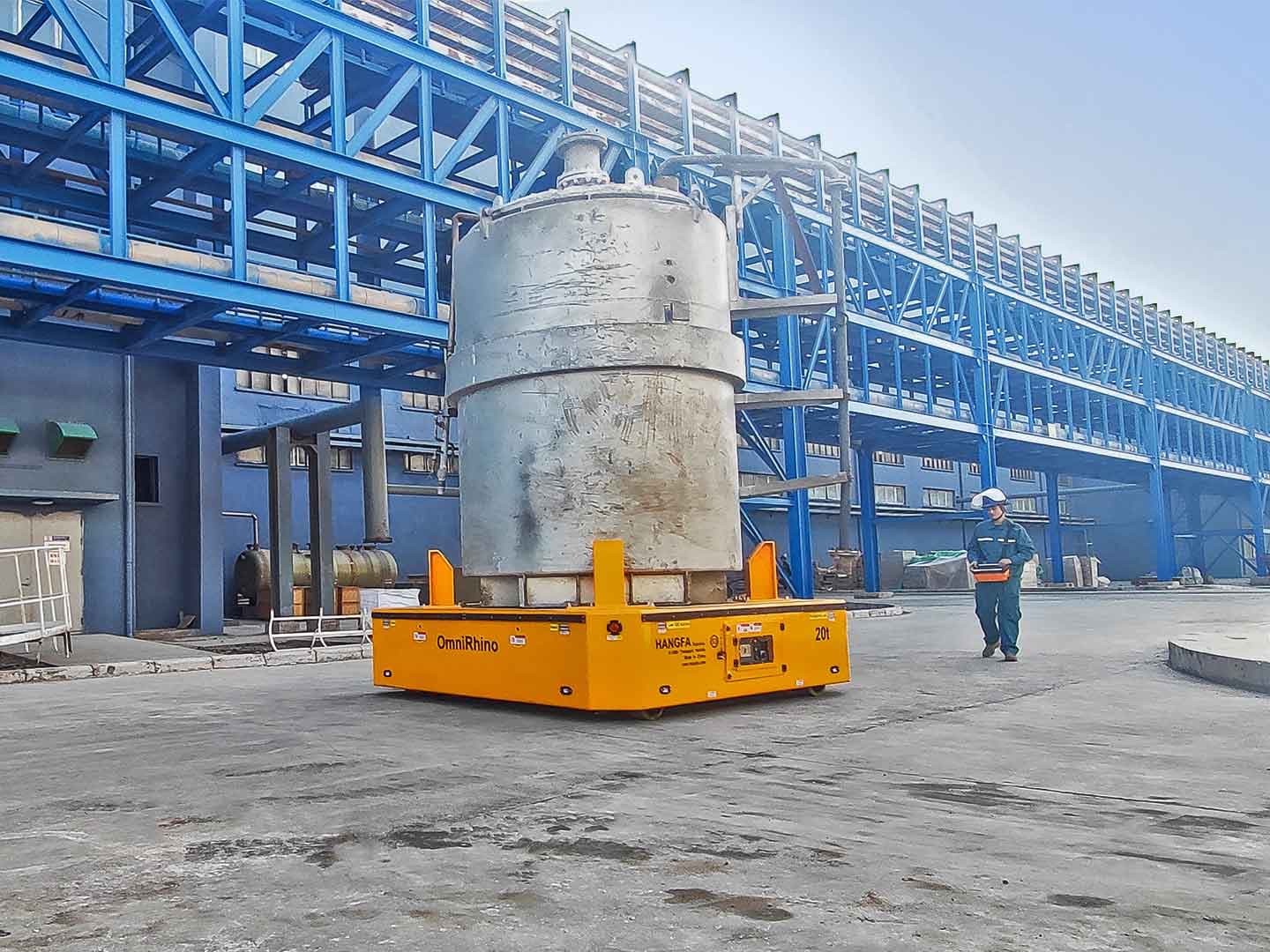 Application of 20t transport vehicle for cross workshop round-trip transportation-2