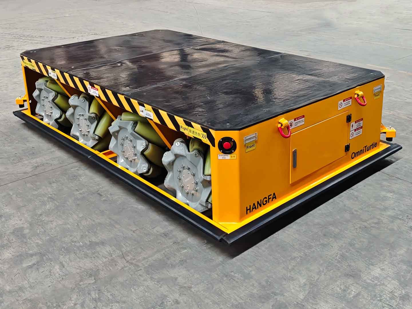 Application of 13t Mecanum Wheel AGV in Model Seismic Transport-2