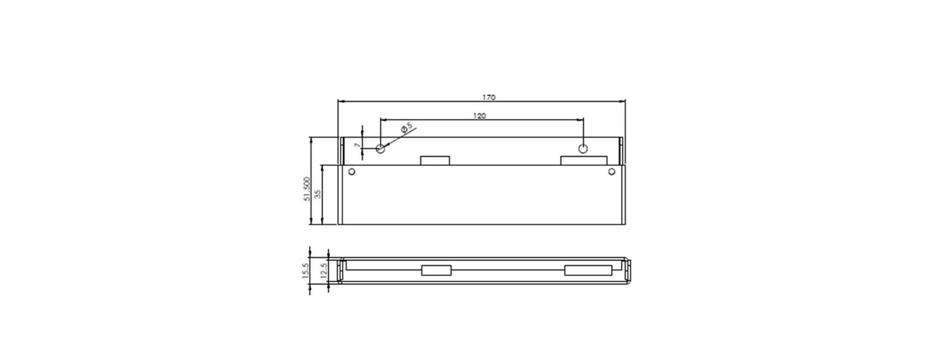 MNS-08 Magnetic Navigation SensorExterior Dimension