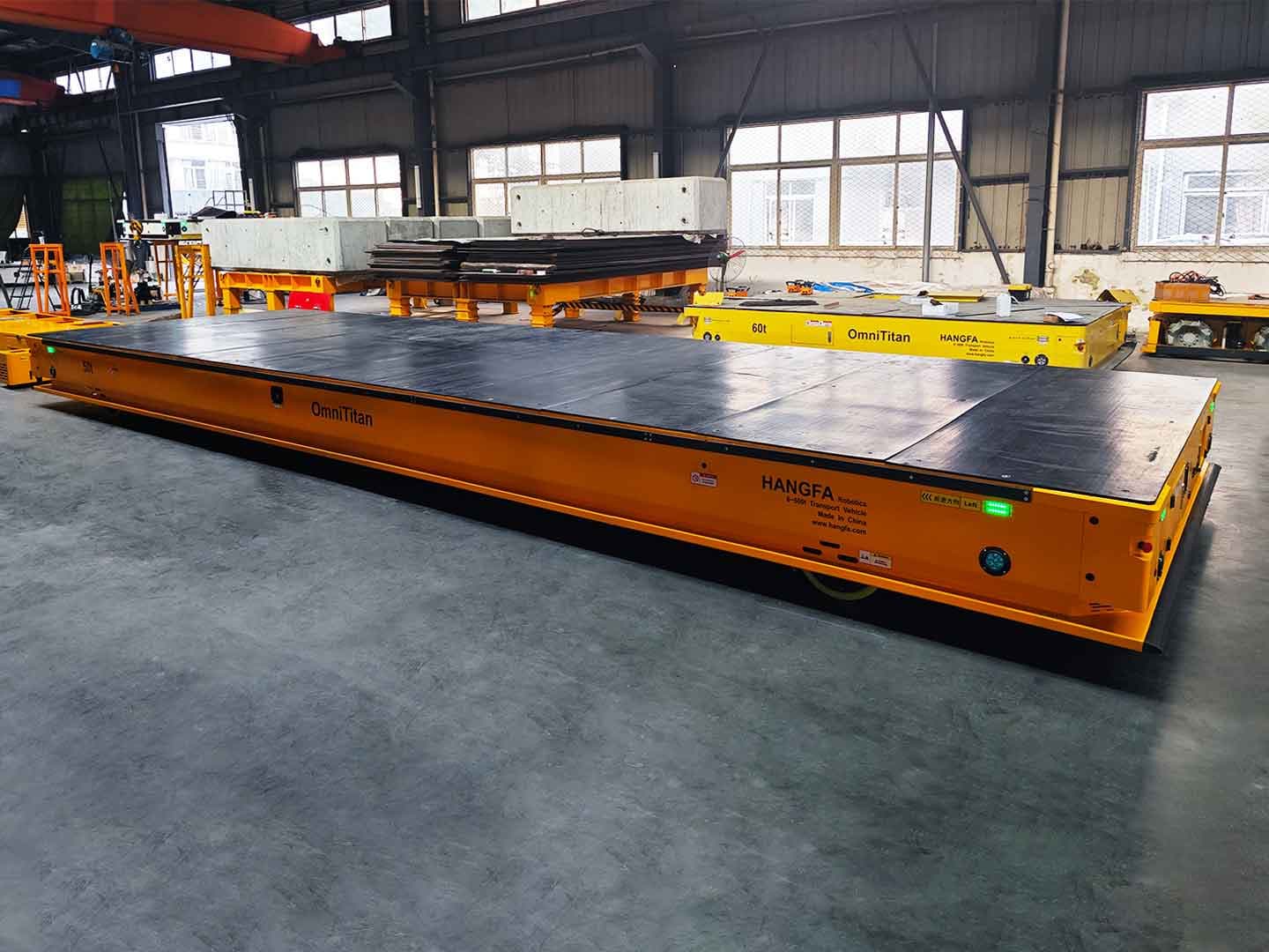 Применение тяжелого AGV грузоподъемностью 50 т при транспортировке крупногабаритных компонентов-1