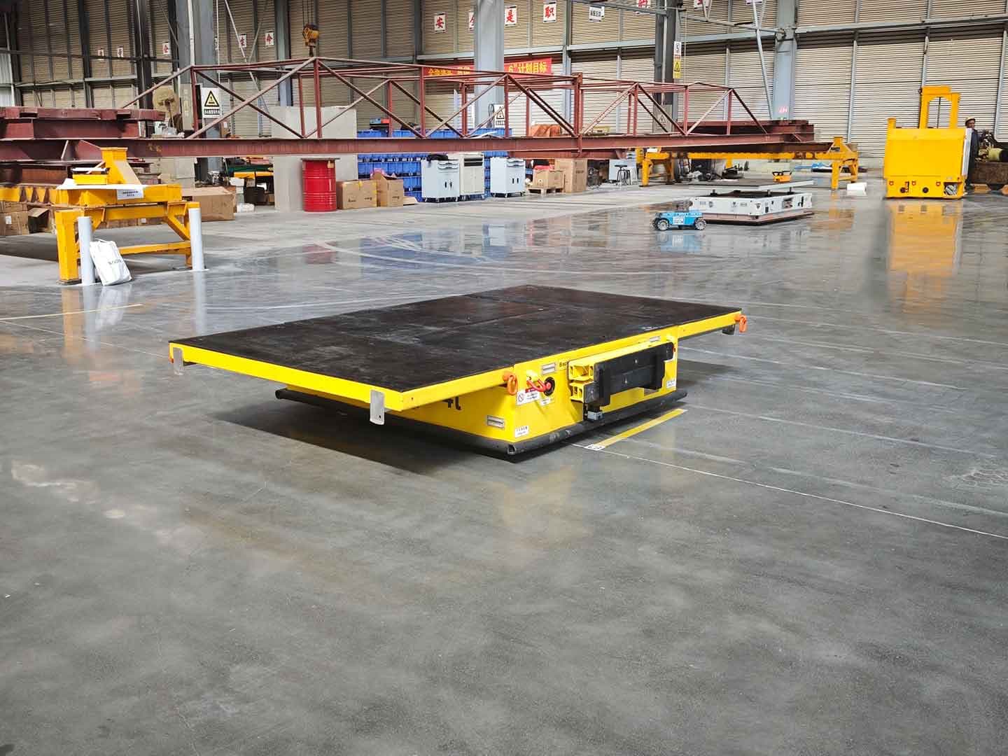 Применение AGV грузоподъемностью 4 т при транспортировке компонентов-1