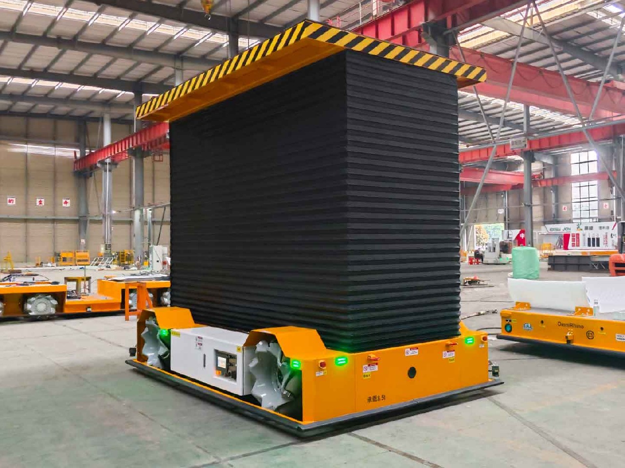 Application of 8.5t movable lifting platform for workpiece transportation