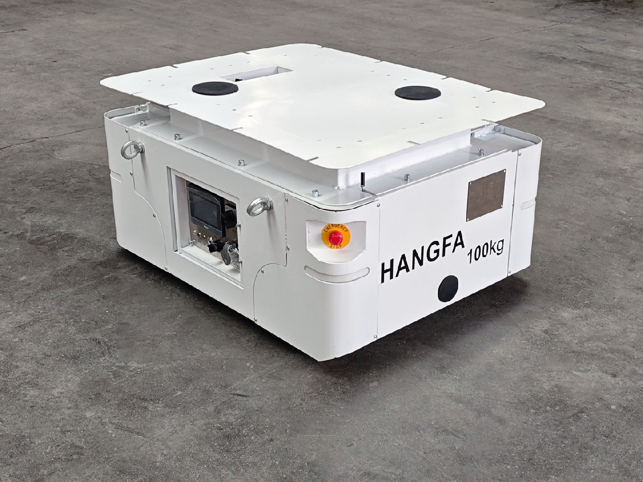 Application of 100kg Omnidirectional Transport Vehicle for Equipment Transportation