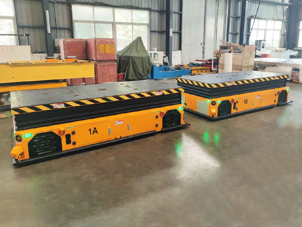 Application of 6-ton dual vehicle linkage transport vehicle for component transportation