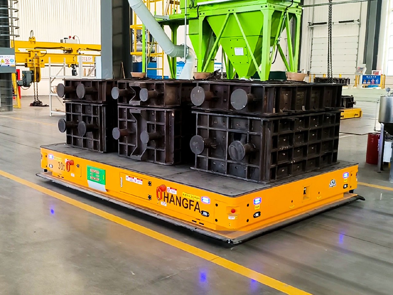 30t Backrest AGV Application for Workpiece Transfer