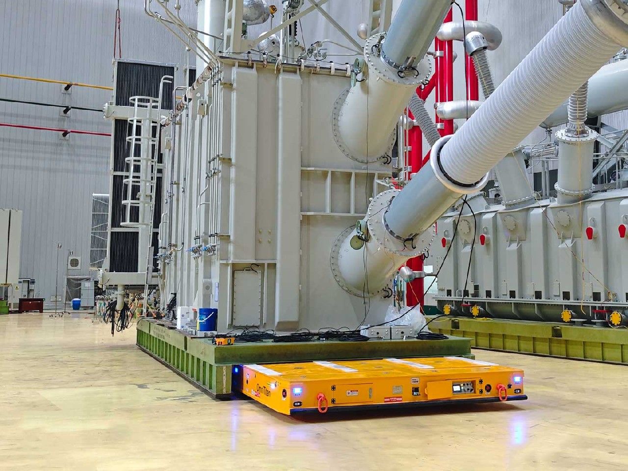 300t Dual-Vehicle Synchronized Heavy-Duty Transport Vehicle for Transformer Transportation