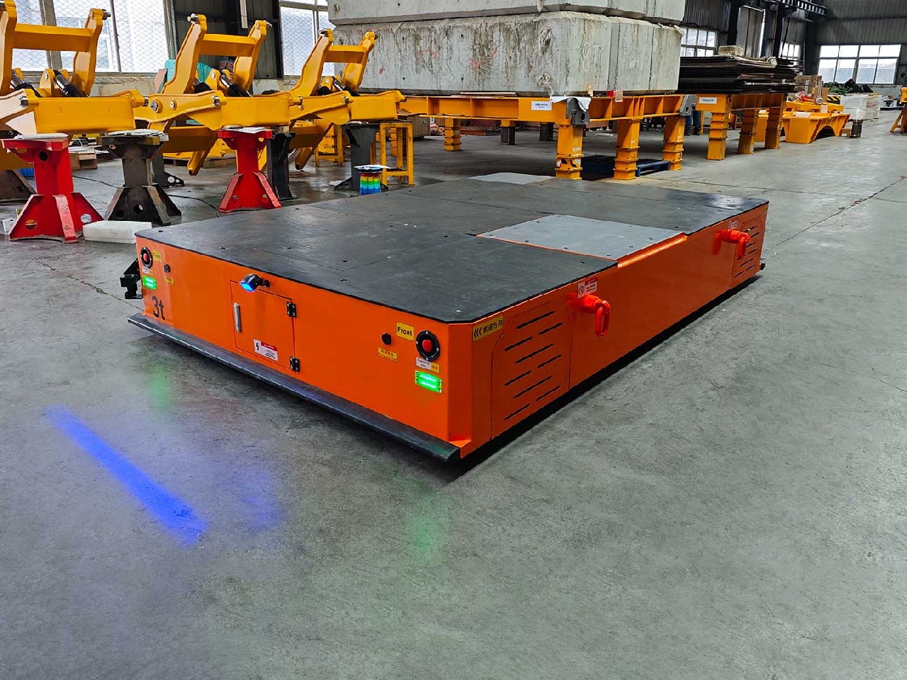 3t Mecanum Wheel AGV for Component Transportation
