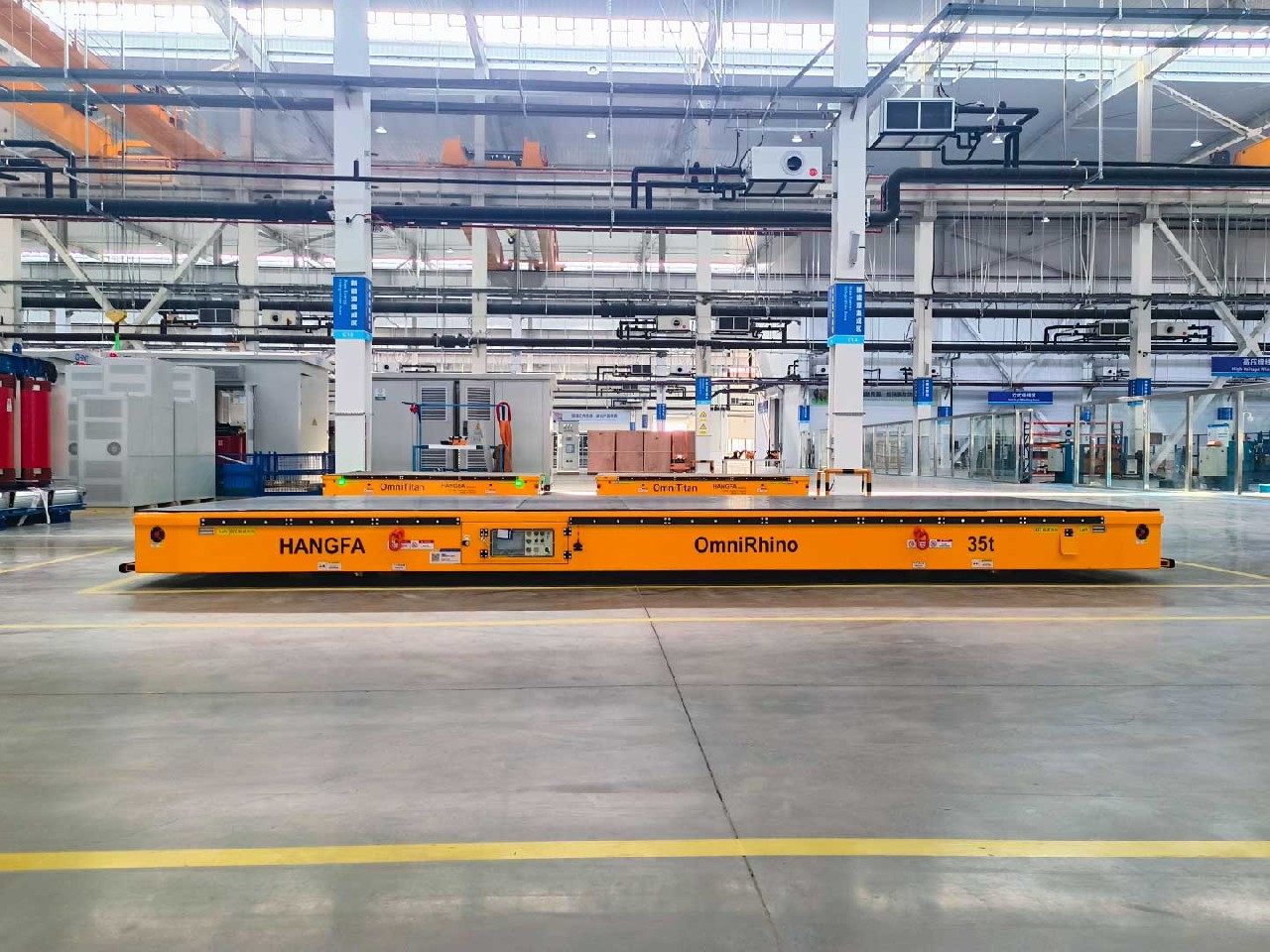 Application of 35t Omni-directional Transport Vehicle for Component Transfer