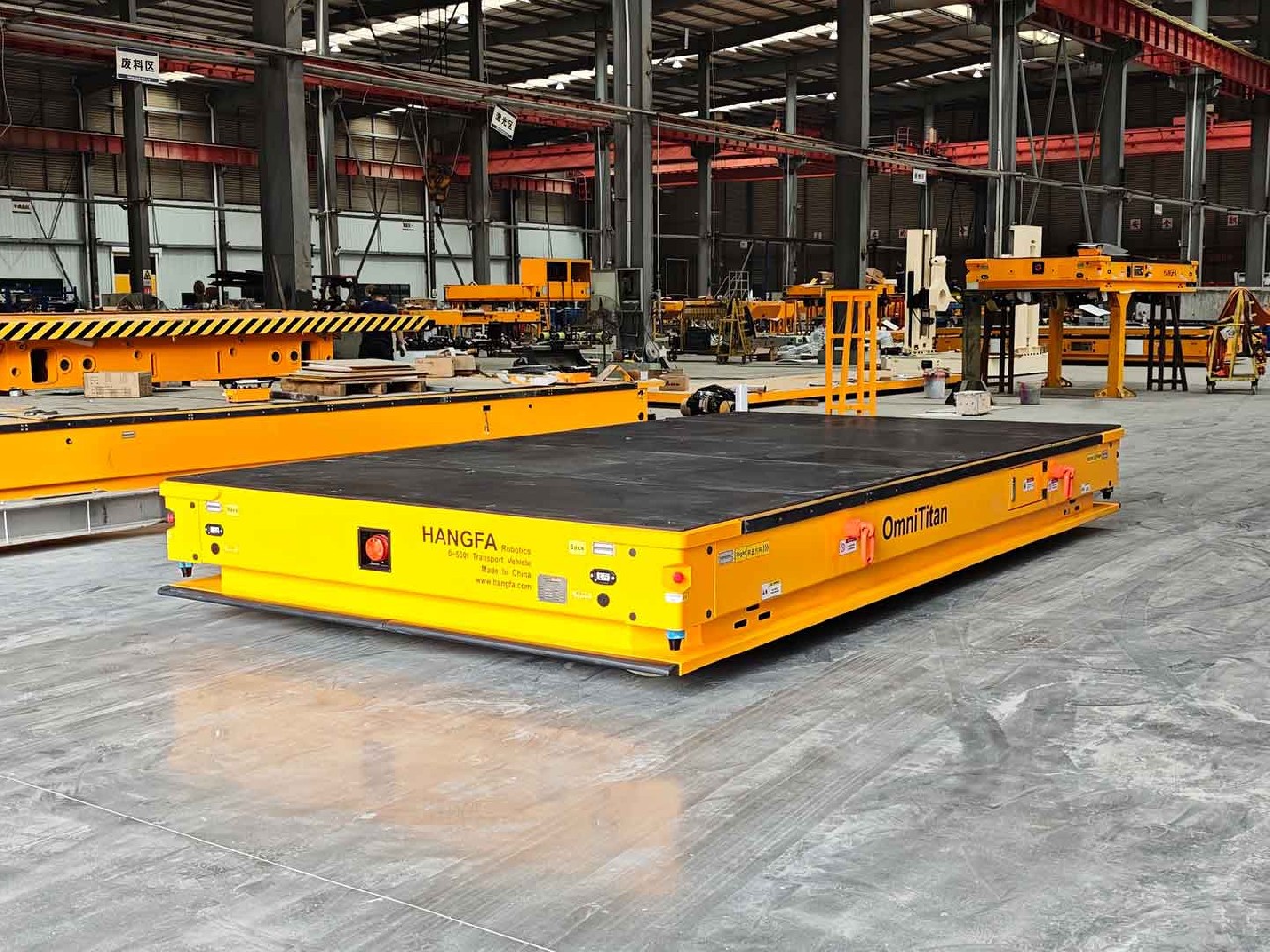 60t AGV for Indoor and Outdoor Workpiece Transfer