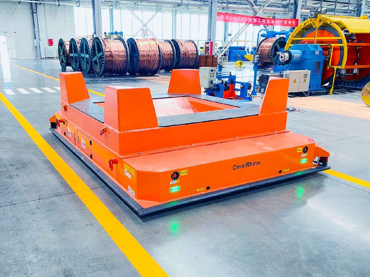 5-ton AGV Applied for Transferring Cable Reels