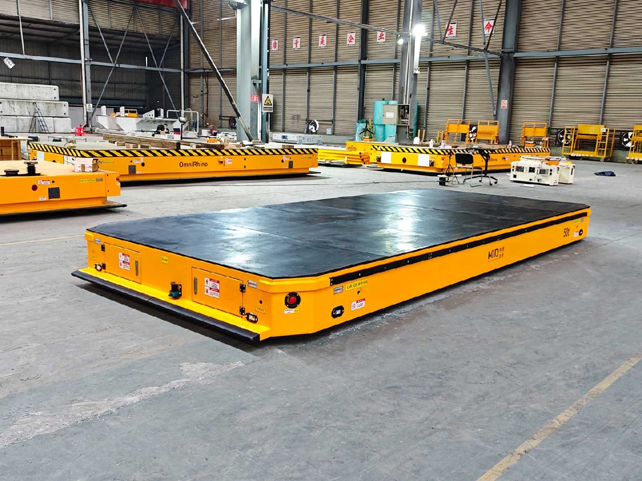Application of 50t Heavy-Duty Transport Vehicle for Workpiece Transfer