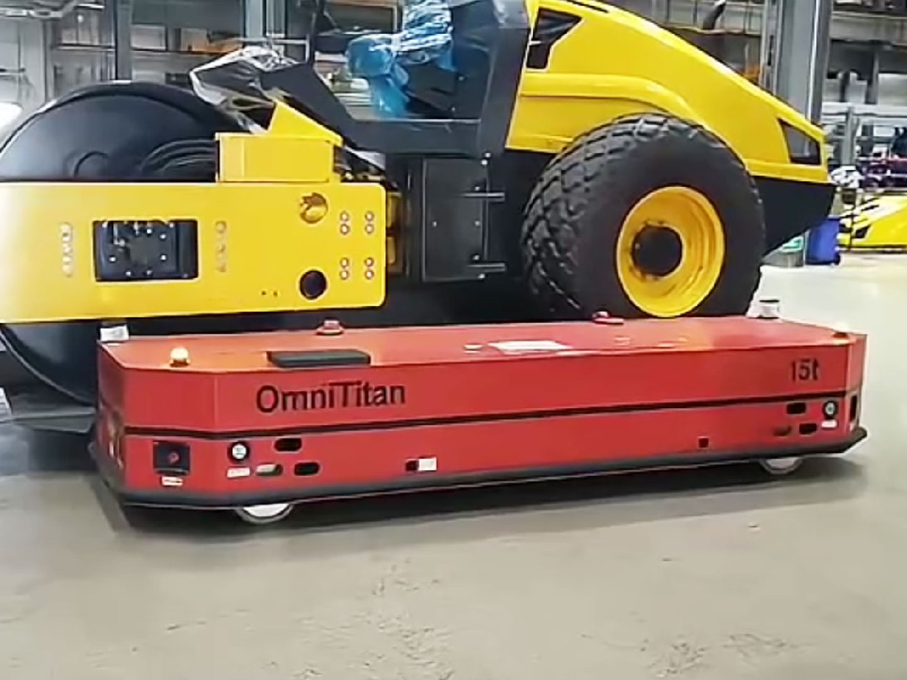 Application of 15t/30t heavy-duty omnidirectional vehicle for transportation between factories