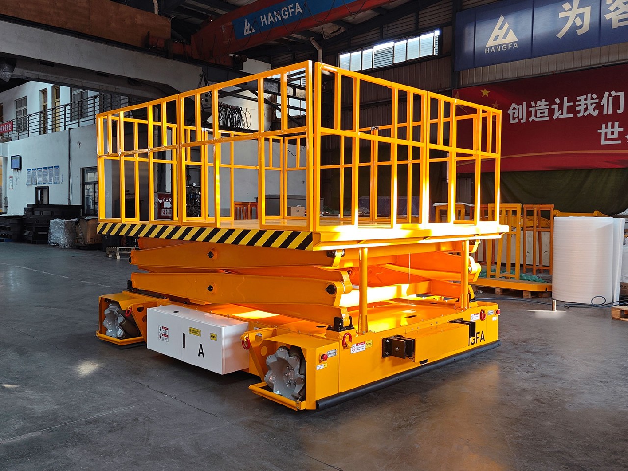 Application of 1t Lifting Platform AGV in Aerial Work